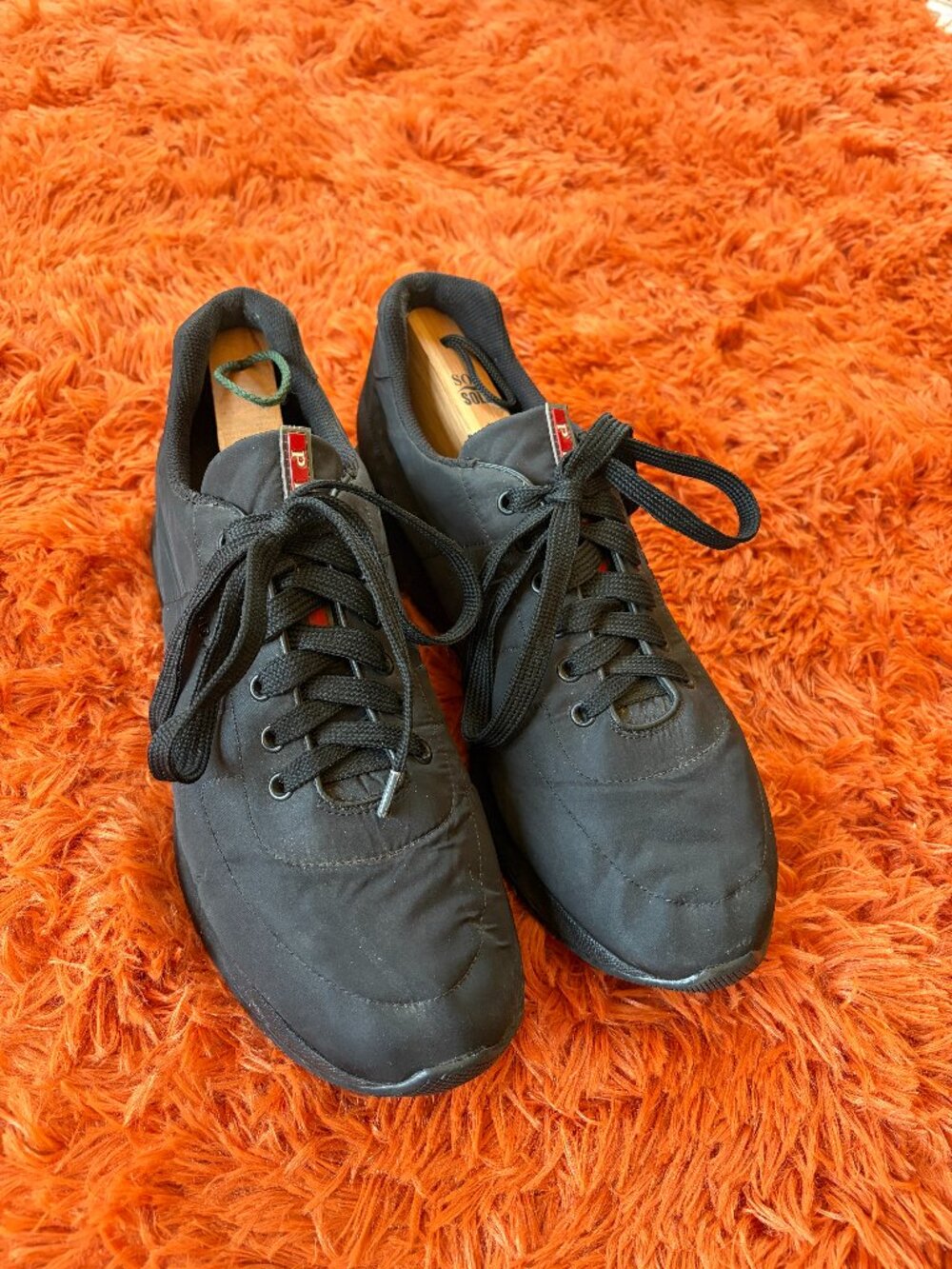 Men's size 10 nylon Prada sneakers